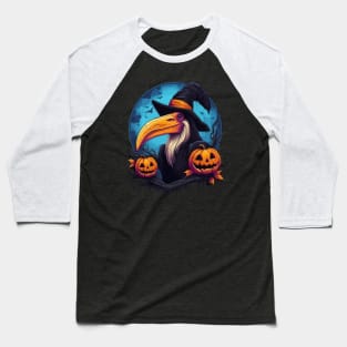 Hornbill Halloween Baseball T-Shirt